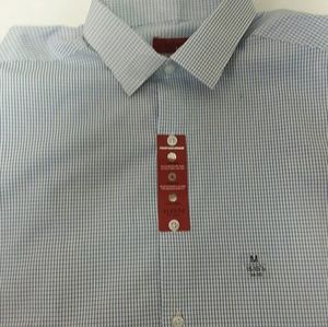 Men's alfani fitted dress shirt med 15-15.5 34-35